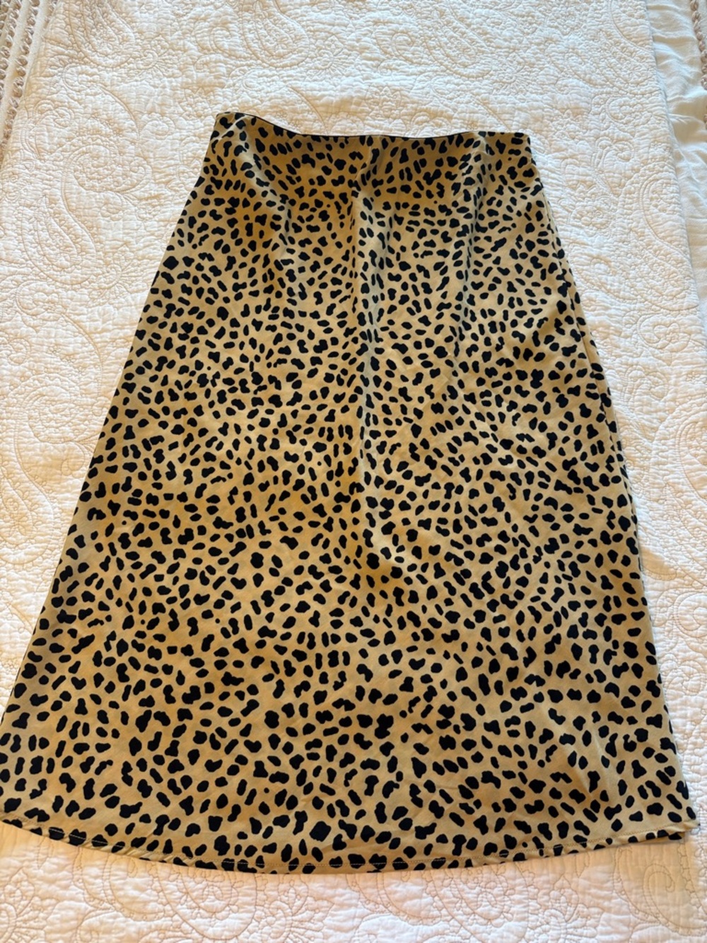 Sanctuary Leopard-Print Midi Skirt in Tan and Black